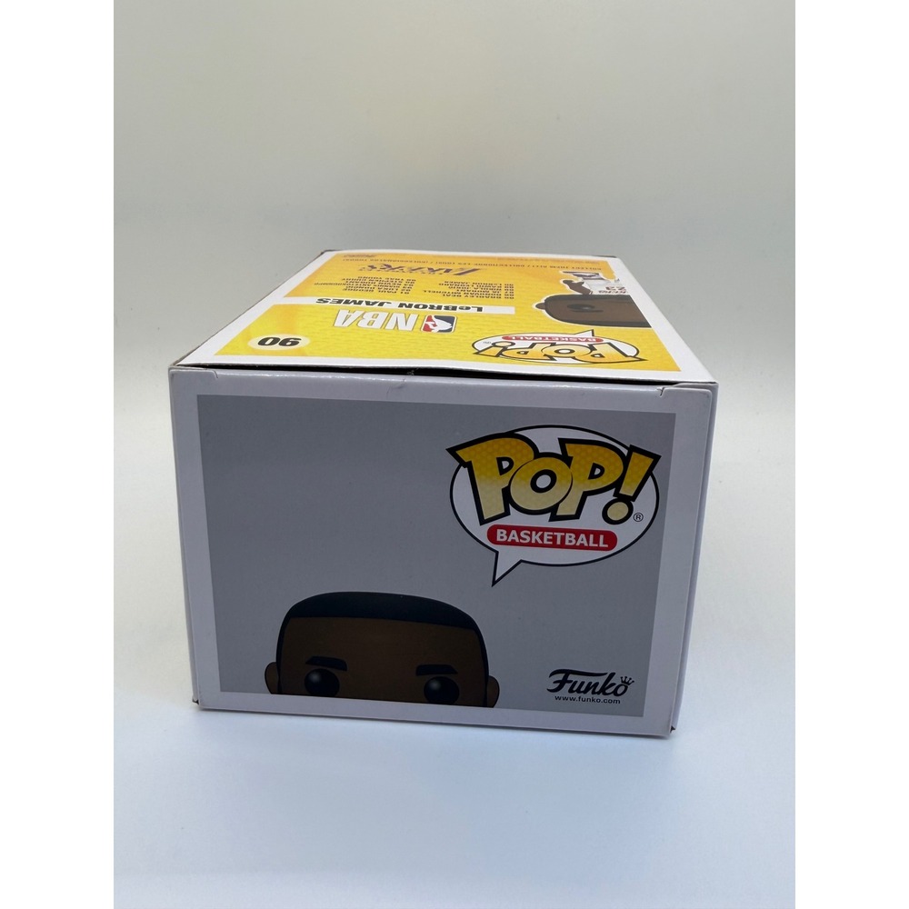 Funko Pop NBA LeBron James #90 Lakers Alternate White Jersey Vinyl Figure Boxed - Picture 6 of 7